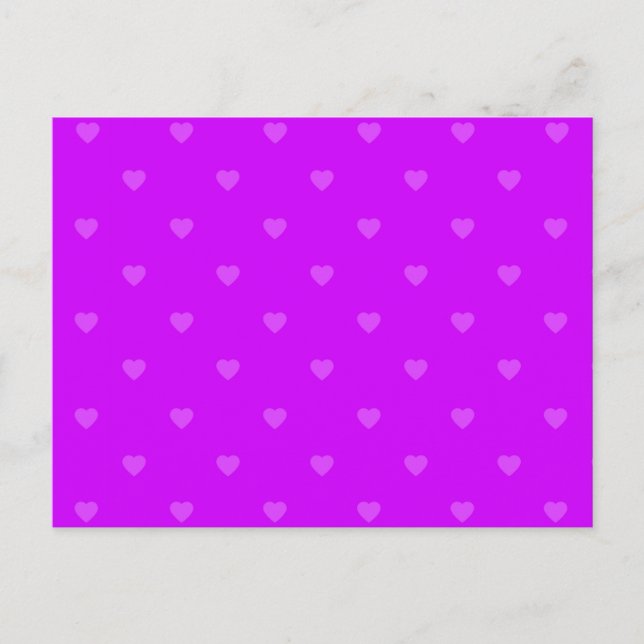 Purple Hearts Postkarte (Vorderseite)