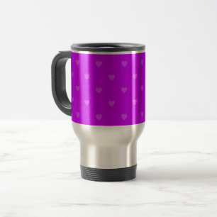 Purple Hearts Reisebecher