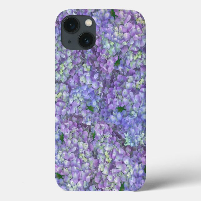 Purple hydrangea flowers Case-Mate iPhone hülle (Rückseite)