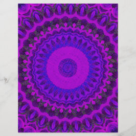 Purple Kaleidoscope Bulk Scrapbook Paper Pages Flyer