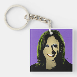 Purple Kamala Harris Pop Art