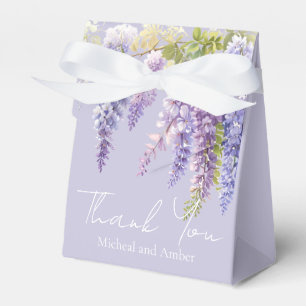 Purple Lavendel Aquarellblume Geschenkschachtel