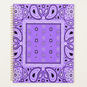 Purple Lavender Bandana Paisley Country Hip hop Co