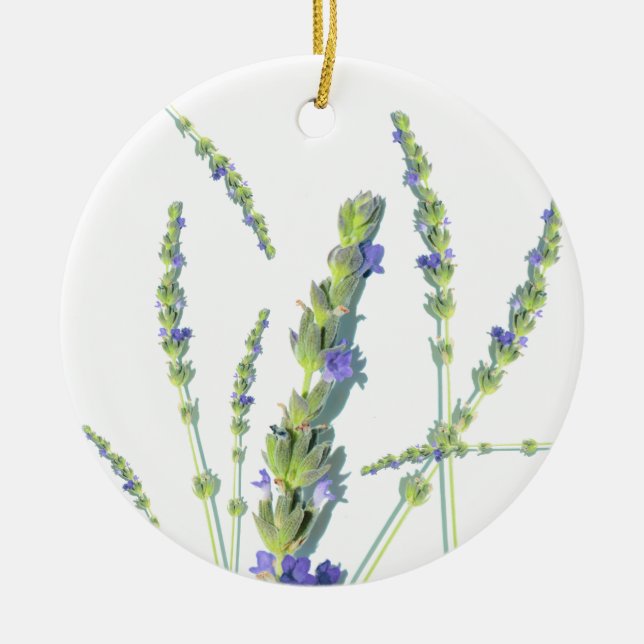 Purple Lavender Flower Décor Ornament (Vorne)