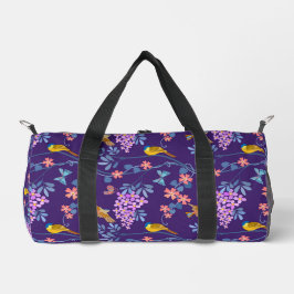 Purple Lilacs Duffle Bag