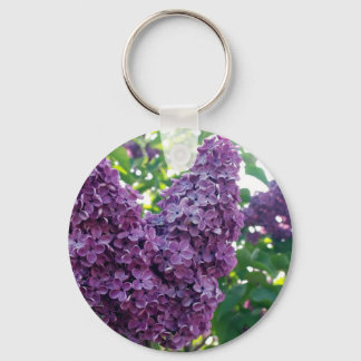 Purple Lilacs Keychain Schlüsselanhänger
