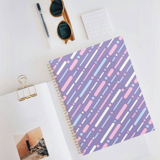 Purple Line Pattern Planner Planer (Von Creator hochgeladen)