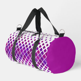 Purple Magenta Diamonds Design Duffel Sac