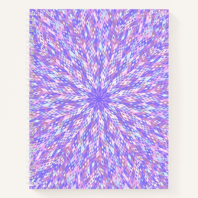 Purple Mandala Bullet Journal / Carnet Linne (Devant)