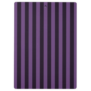 Purple Mauve Grape Stripes Decor Klemmbrett