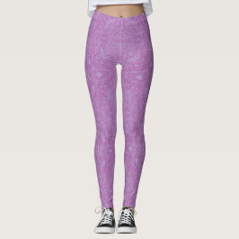Purple Medallion Leggings