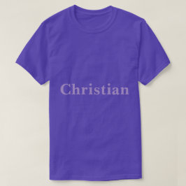 Purple Men's Christian T-Shirt