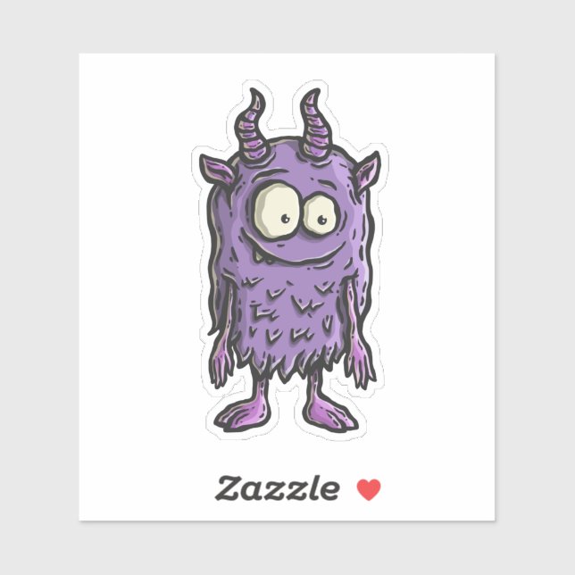 Purple Monster Aufkleber (Blatt)