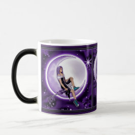 Purple Moon enfant café Mug
