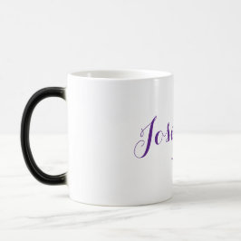 Purple Name Josephine Morphing Mug Verwandlungstasse