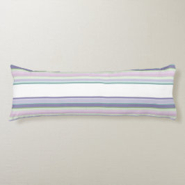 Purple, Neptune, sea green, and Lavender stripes Seitenschläferkissen