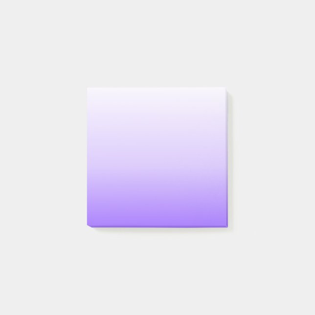 Purple Ombre Gradient Post-it Klebezettel (Vorderseite)