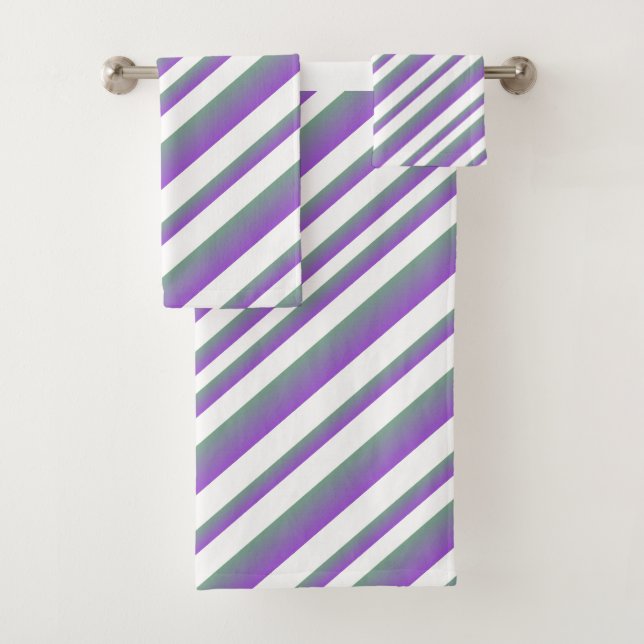 Purple Ombre Multi - Stripes (En situation)