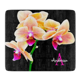 Purple Orchid Schneidebrett