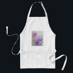 Purple Pansy Flower Floral Art Kitchen Apron Schürze<br><div class="desc">Purple Pansy Flower Floral Art Kitchen Apron. Using one of my original watercolors. Add a little magic to your life!</div>