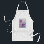 Purple Pansy Flower Floral Art Kitchen Apron Schürze<br><div class="desc">Purple Pansy Flower Floral Art Kitchen Apron. Using one of my original watercolors. Add a little magic to your life!</div>