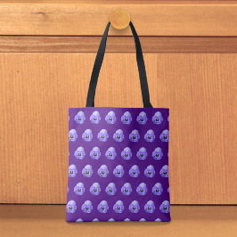 Purple Pansy Seamless Pattern Tote Bag Tasche