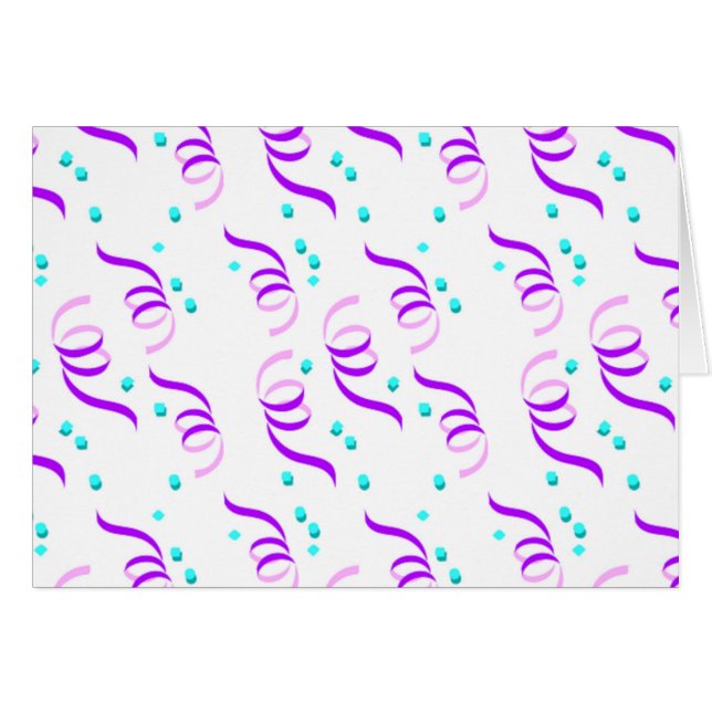 PURPLE PARTI RIBBONS (Devant Horizontal)