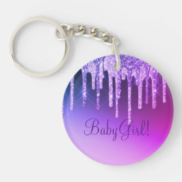 Purple Parties scintillant Bling Girl Nom Sparkle 