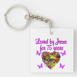 PURPLE PERSONNALISÉ FLORAL 75E ANNIVERSAIRE CONCEP