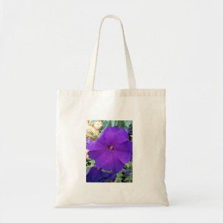 Purple Petunia Tote Bag
