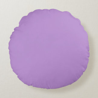 Purple Pillow Matching Kawaii Unicorn  Rundes Kissen