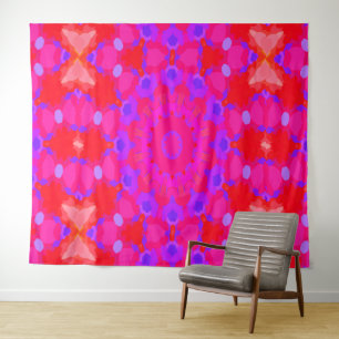 Purple, Pink and Orangenberg Wandteppich