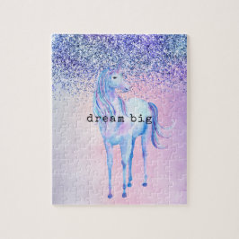 Purple Pink Blue Schatten Unicorn Glitter