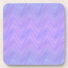 Purple Pink Wavy Lines Pattern Getränkeuntersetzer