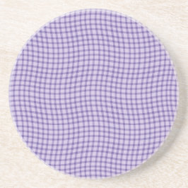Purple Plaid Checker Seamless Pattern Getränkeuntersetzer