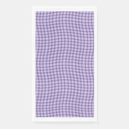 Purple Plaid Checker Seamless Pattern Serviette