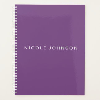 Purple / Planificateur hebdomadaire/mensuel