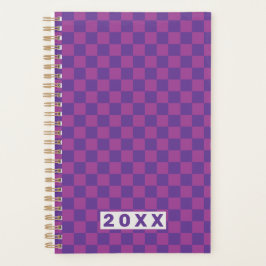 Purple Plum Checkerboard Planer