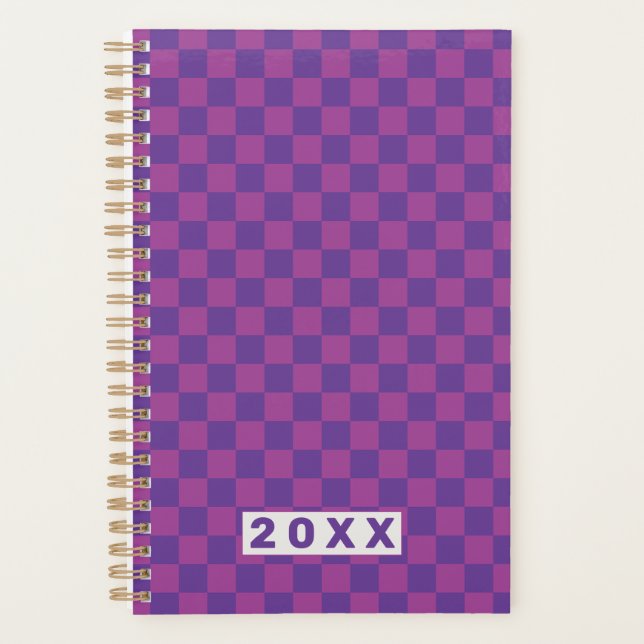 Purple Plum Checkerboard Planer (Vorderseite)
