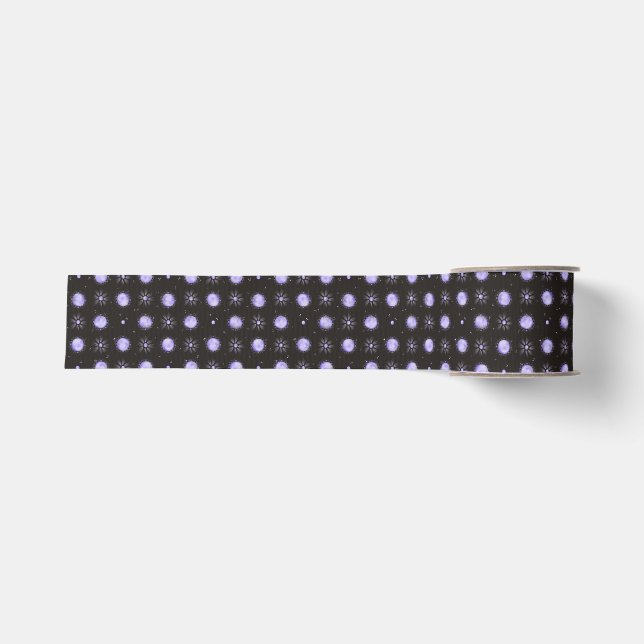 Purple Polka Dot Star-like Ribbon Ripsband (Vorderseite)