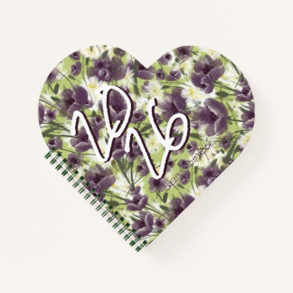 Purple Poppies "Mellow Garden" Notebook Notizbuch