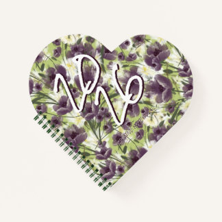 Purple Poppies "Mellow Garden" Notebook Notizbuch