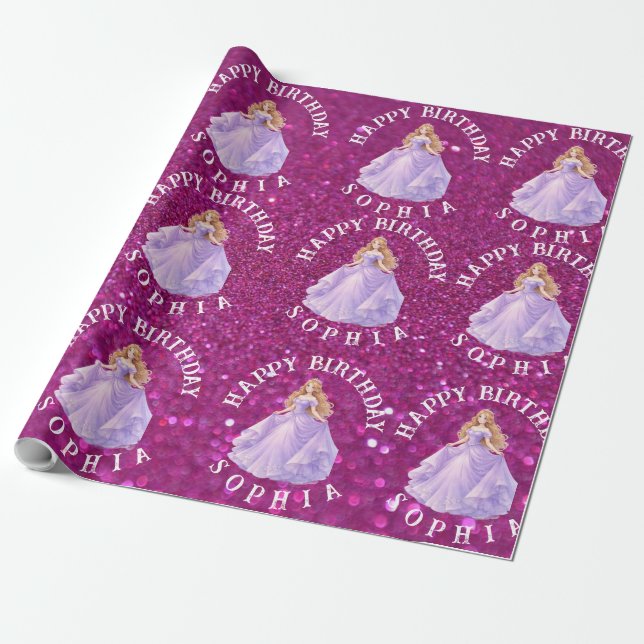 Purple Princess  Geschenkpapier (Ungerollt)