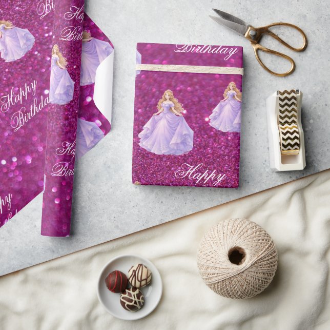 Purple Princess  Geschenkpapier (Basteln)