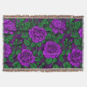Purple Roses Decke