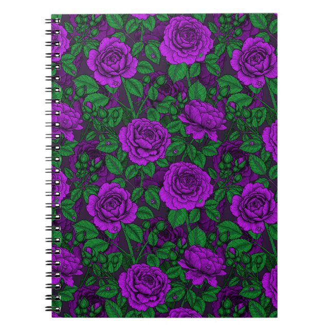 Purple roses notizblock (Vorderseite)