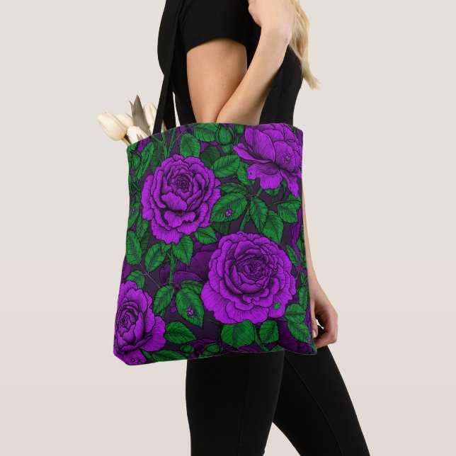 Purple Roses Tasche (Von Nahem)