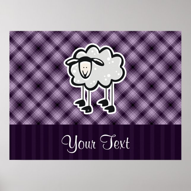 Purple Sheep Poster (Vorne)