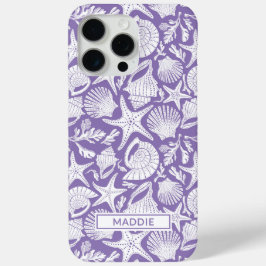 Purple Shells Personalized Case-Mate iPhone Case