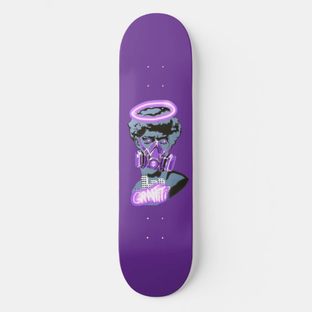 purple skateboard (Vorderseite)